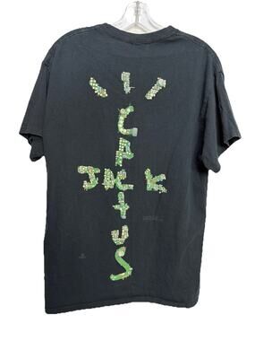 Cactus Jack Travis Scott Motherboard Playstation Logo T-Shirt Black M